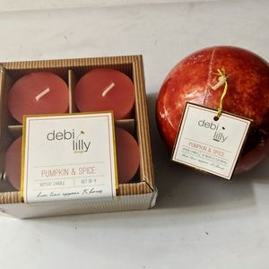 NWT Debbie Lilly Candle Set